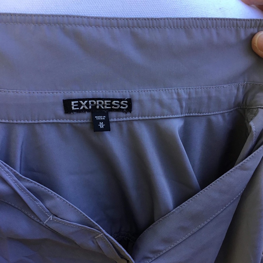 Express Botton Down gray shirt4️⃣ - Picture 8 of 8